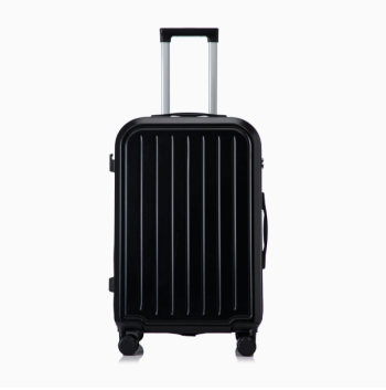 G000920 20/24/28 inch ABS Spinner Wheel Luggage, Carry-On Luggage, with Cup Holder (Black)