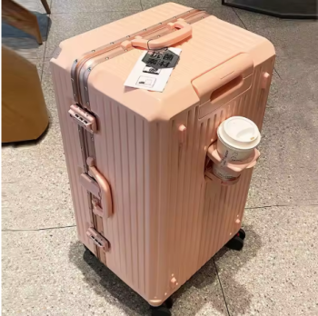 Pi1336 COLENARA 22"24"26"28"30Inch High Quality Suitcase Aluminum Frame Cart Type Travel Bag Large Capacity Trolley Case Luggage