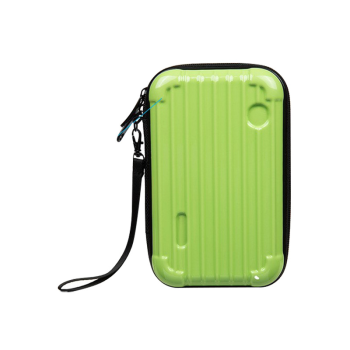 L001 Green lightweight suitcase