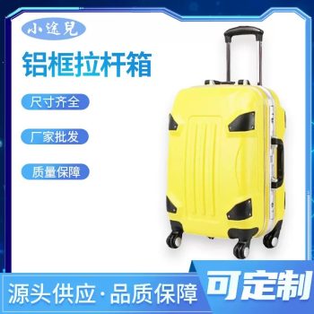 Universal wheel frosted material trolley case