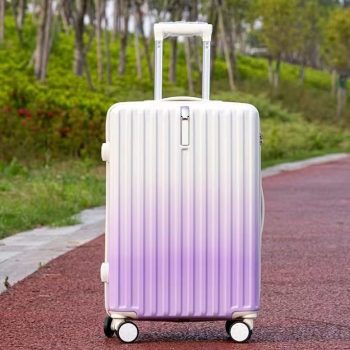 G0495Gradient color suitcase