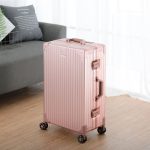 KF Solid color suitcase