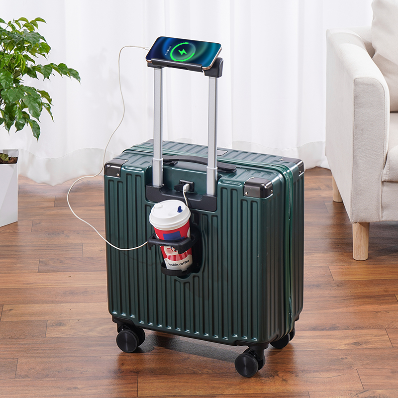 SKU-08-墨绿色【USB充电口+折叠杯架】