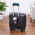 SKU-12-质感黑【USB充电口+折叠杯架】