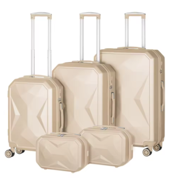 P1345 Luggage Set 5Pieces Hard Shell Suitcase Set Family Travel Luggage Suit Business Travel Boarding Luggage With TSA Lock