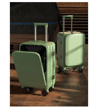TH068 2025 New 20 inch Front Open Lid Anti Drop Password Trolley Luggage Boarding Case Travel Case