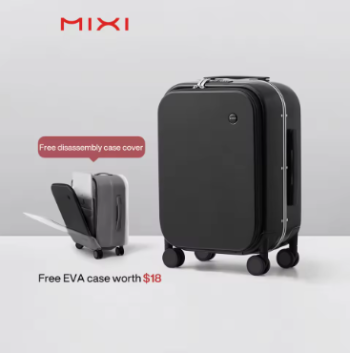 Pi1223 Mixi Patent Design Aluminum Frame Suitcase Carry On Rolling Luggage Beautiful Boarding Cabin 18 20 24 Inch M9260