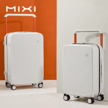 L386 Mixi Wide Handle Travel Luggage Suitcase Rolling Spinner Wheels Hardside PC TSA Lock 20 24 Inch Unisex