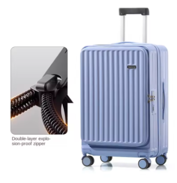 L399 New Side Opening Lid Suitcase 28 Inch Large Capacity Suitcase Deep Compartment Expandable Cabin Rolling Luggage 20/22/24''