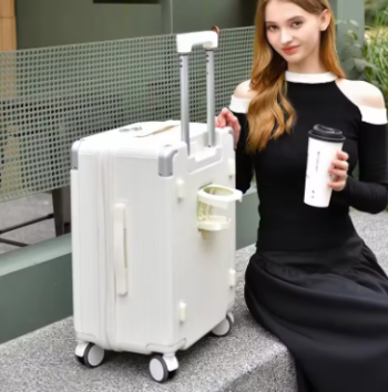 Pi1253 Large Capacity Pull Bar Box 24&26&28 Inch Universal Wheel Suitcase Rectangular Men and Women with Brake Code Zip Travel Case