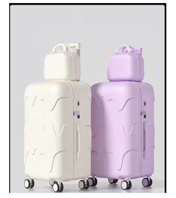 L421 New 28 inch sturdy durable thickened large capacity travel suitcase with luggage rod and password