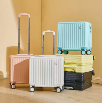 TH007 18 inches Travel Luggage Airline Cute Suitcase Password Box Silent Wheel Lightweight Chassis Mounted Universal