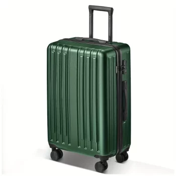 G0889 Hard shell suitcase durable ABS material with combination lock, swivel wheels, zipper closure, aluminum handle, suitable travel suitcase