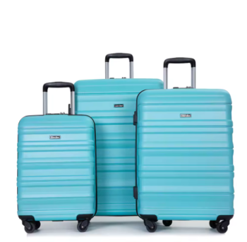 L515 Travelhouse 3 Piece Luggage Sets,PC Hardside Suitcase with Expandable,Spinner Wheels, TSA Lock,Carry on Luggage Set