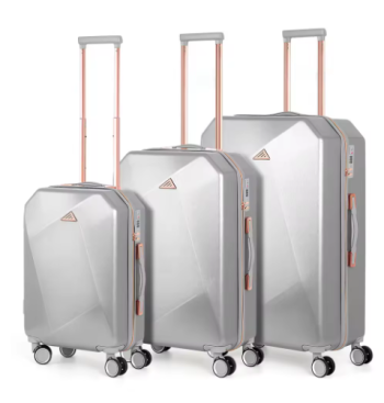 Pi1353 3PCS Luggage Set ABS Hardside Travel Luggage with Spinner TSA for Business Trip ABS Travel Luggage Set