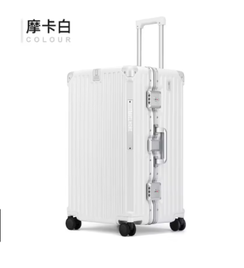 P1484 KLQDZMS 24"26"28"30 Inch The New Suitcase Men's Aluminum Frame Trolley Case Women's Large Capacity Password Box Rolling Luggage