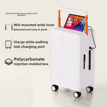 P1438 COLENARA Carry-on Travel Luggage 20"24 Inch Boarding Case Trolley Case 26" Password Box Women's with Wheel Rolling Suitcase