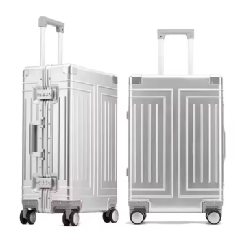 P1489 KLQDZMS Cabin Suitcase Full Aluminum Alloy Fashion Business Trolley Case Business Boarding Box 20"24"26"29 Inch Suitcase