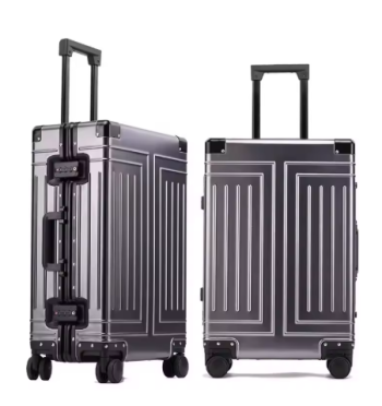 L524 KLQDZMS Cabin Suitcase Full Aluminum Alloy Fashion Business Trolley Case Business Boarding Box 20"24"26"29 Inch Suitcase