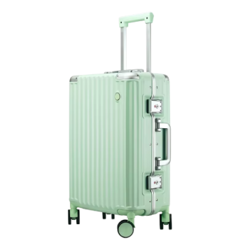 Pi1369 sushimu Suitcase Travel Suitcase Men 20 24 26 Carry-On Luggage Women PC Aluminum Frame Trolley Case TSA password lock