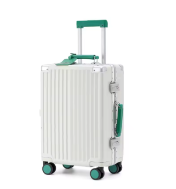 Pi1371 SUSHIMU Suitcase Travel Suitcase Men 20 24 26 Carry-On Luggage Women PC Aluminum Frame Trolley Case TSA password lock