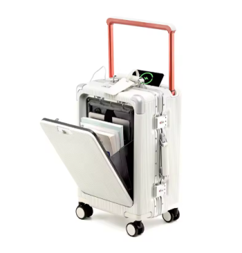 L530 SUSHIMU Wide Trolley Luggage Front Opening Multi-Functional Women 20-Inch Small Lightweight Boarding Box 24-Inch Men's Suitcase