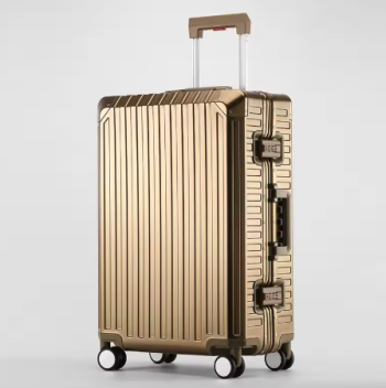 L531 20"24"28" Inch Aluminum Trolley Suitcase Waterproof Metallic Cabin Luggage Trolly Bag With Wheels