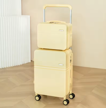 P1499 sushimu Suitcase Travel Suitcase Men 20 24 26 Carry-On Luggage Women PC Aluminum Frame Trolley Case TSA password lock