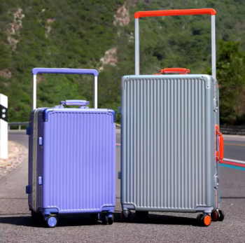 L541 Suitcase Wide Handle Travel Suitcase Men 20 22 24 26 inch Carry-On Rolling Luggage Women PC Aluminum Frame Trolley Case
