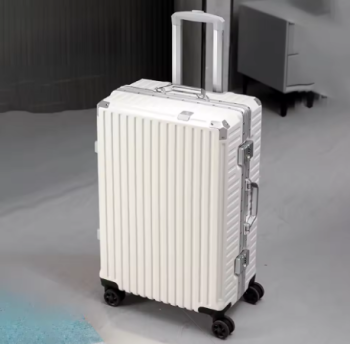 Pi1379 Trolley Luggage 20 24 26 28" Aluminum Frame Rolling Luggage Case USB Travel Suitcase on Wheels Combination Lock Carry on Luggage