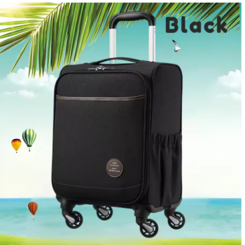 L432 Luggage Set Underseat Carry-on Luggage with Wheels, 15 Inch Lightweight Luggage with Front Opening Lid (Blue)