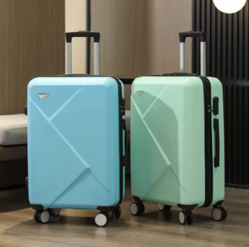 P1512 Irregular Z 20/24/28 Inch Carry-on Luggage Suitcase Abs Spinning Wheels with Combination Lock Lightweight Luggage
