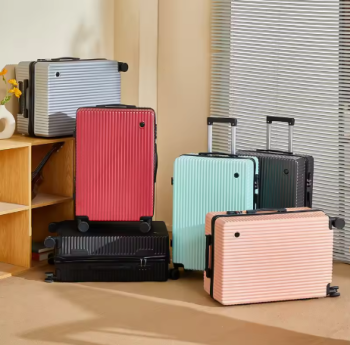 Pi1388 Business Luggage 1PC 20 24 28 Inch Lightweight Carry-on Trolley Case Korean Center with Combination Lock and Hook Suitcase