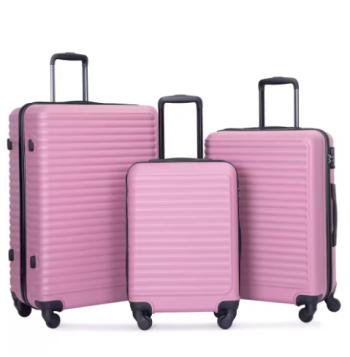 L379 Travelhouse 3 Piece Hardside Luggage Set Hardshell Lightweight Suitcase with TSA Lock Spinner Wheels 20in24in28in