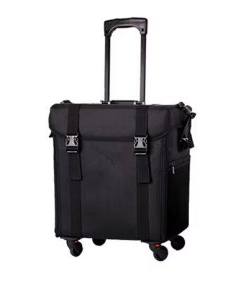 Pi1315 COLENARA Luggage Ladies Trolley Bag Large Capacity Nail Technician Professional Beauty Tools Box with Wheels Rolling Suitcase