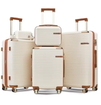 P1351 Joyway Expandable Luggage Sets 5 Piece, Lightweight Durable Hard Shell Travel Suitcase Set with TSA Lock, Spinner Wheels