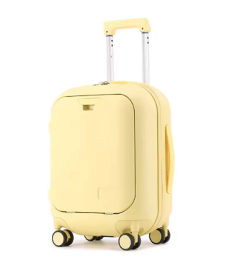 L478 COLENARA 18"20"24 Inch Laptop Suitcase USB Charging Boarding Case Front Opening Trolley Case with Wheels Rolling Luggage