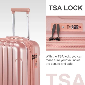 G0890Expandable cabin luggage compartment with cosmetic case