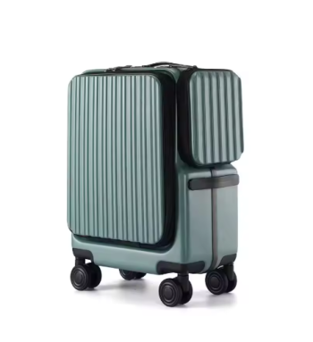 L483 COLENARA ABS + PC Cabin Luggage USB Charging Boarding Box Multifunctional 20 Inches Trolley Case with Wheels Rolling Suitcase