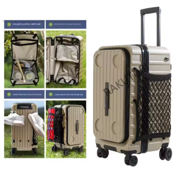 P1450 COLENARA Camping Suitcase 26"29 Inch Large Capacity PC Trolley Case Checking Case Family Travel Essentials Rolling Luggage