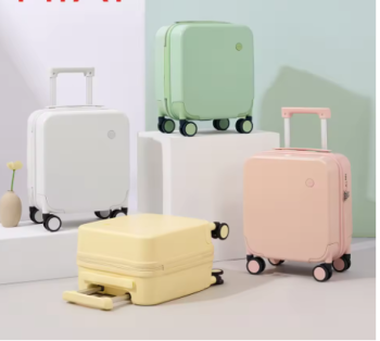 Pi1234 Mixi Carry On Suitcase Travel Luggage Rolling Wheel Hardside Women Suitcase Children Trolley Case 14inch 100% PC Lightweight