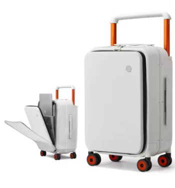 P1365 Mixi New Design Wide Handle Suitcase Men Carry-On Luggage Women Travel Trolley Case 20 Inch Cabin PC Aluminum Frame M9275