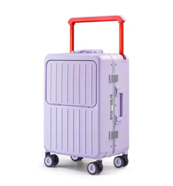 Pi1329 COLENARA Cabin Luggage Front Opening Boarding Box Laptop Luggage Case USB Charging 20"24" Multifunctional ABS+PC Suitcase