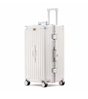 P1453 COLENARA Men's Suitcase Aluminum Frame Boarding Box 20"24"26"28 Inch Large Capacity Trolley Case ABS + PC Women's Luggage