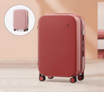 P1367 Mixi 2023 New Men 18'' 20''Carry On Suitcase Aluminum Frame Travel Front Laptop Pocket Luggage Women PC TSA Lock