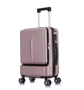 L489 COLENARA 20" Handheld Travel Suitcase Front Opening Boarding Box Lightweight Trolley Case 24Inch USB Charging PC Luggage