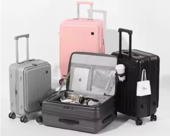 Pi1238 SUSHIMU Trolley Case Travel Suitcase Boarding Case Password Box Suitcase Portable Wheel Rolling Luggage Bag Front opening