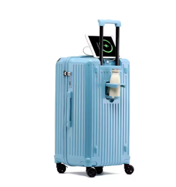 P1461 COLENARA PC Luggage 20 Inch Boarding Case 24"26"Large Capacity Trolley Case 28"30"34"USB Charging with Wheel Rolling Suitcase