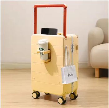 Pi1341 COLENARA New Suitcase 20 Inches PC Boarding Box 26 "24"aluminum Frame Trolley Case Multi-functional Carry-on Travel Luggage