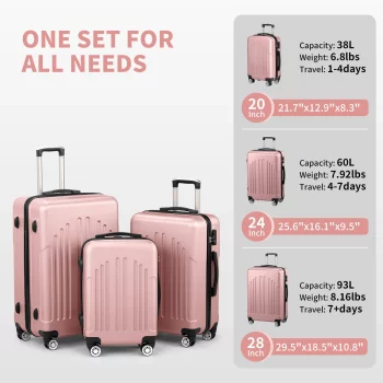 G00899Lightweight trolley suitcase